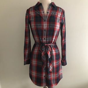 Plaid Banana Republic Dress